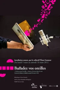 Concerts, créations et installations sonores