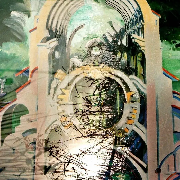 Image d'un temple psychédélique.